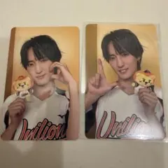 トラジャ 台湾 トレカ T&J盤セット【川島如恵留】 Travis Japan 台湾 野球 トレカT盤J盤 2枚セット 川島如恵留 - メルカリ