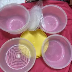 未使用　タッパーウェア　MMボール　3個セット　イエロー　ザルの４点セット 2025年最新】タッパーウェア mmボールの人気アイテム - メルカリ