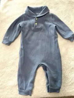 青いポロロンパース(9M/75)