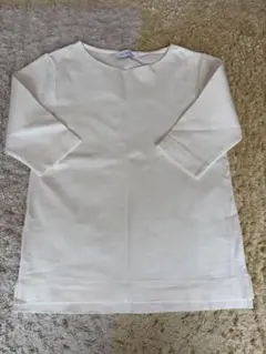 green label relaxingホワイト五分袖トップスTシャツF 未使用