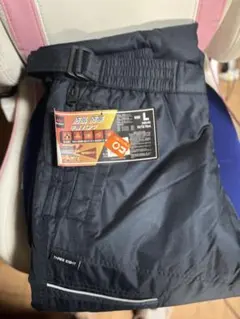 THREE EIGHT 防水パンツ Lサイズ 紺色