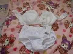 №３７★純白綿生地★密封★匿名★A７０Ｍ★女児ＪＳ~ＪＣ下着★長期保管★ジャンク