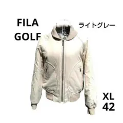 FILA GOLF ライトグレースタンドカラー ジャケット