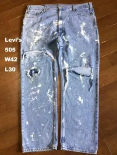 ◇◇96年USA製リーバイス501 W33 股下76cm ペイントグランジ - メルカリ