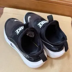 NIKE キッズ FLEX RUNNER4 17.5cm スニーカー ブラック
