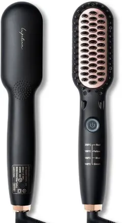 Lupilina ルピリーナ ヒートブラシ ヘアアイロン ミニ ブラック