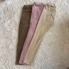 UNIQLO キッズ レギンス 120cm 3点セット