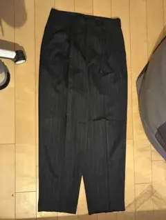Wool Chalk Stripe Slacks Mサイズ 裾上げ済み - メルカリ