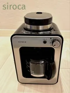 【お値下げ】sirocaコーヒーメーカー ブラック 4杯分のサムネイル
