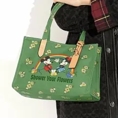 【COACH】コーチ　ディズニー　トートバッグ キャンバス　コラボ　美品⭐︎