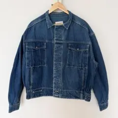 INGEBORG インゲボルグ デニムジャケット ジップアップ ストレッチ素材 