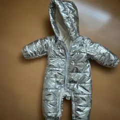 SHEIN シルバー ダウンジャケット 9-12M