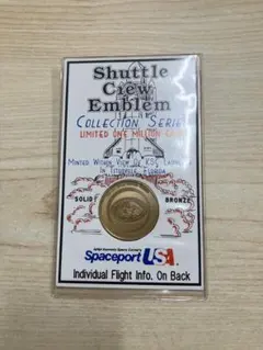 NASA公式販売野口聡一氏 名前印字ディスカバリー ブロンズメダル