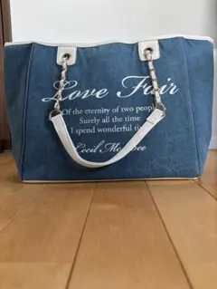 CECIL McBEE デニムトートバッグ