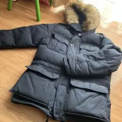 ポロラルフローレン　ネイビー　ダウン　美品