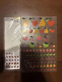 平成レトロ　フルーツデザイン　シールセット