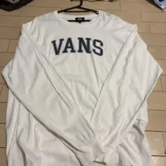 VANS ロングスリーブTシャツ ホワイト Lサイズのサムネイル