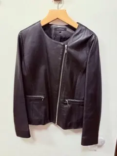 【美品/軽くて柔らかい】ロートレアモン　レザージャケット ブラック Mサイズ