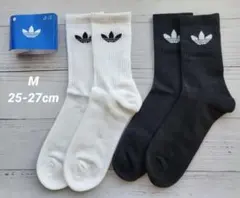 新品 アディダス オリジナルス 25-27cm M ソックス　2足