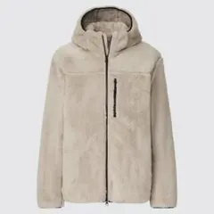 UNIQLO 防風アウターファーリーフリースフルジップパーカ　長袖　L