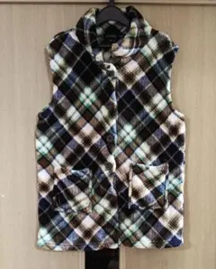 La blaiNu チェック柄 ベスト M-L