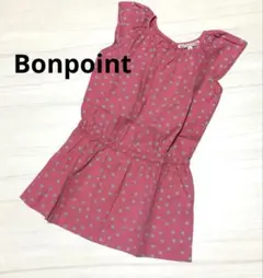 ボンポワン　Bonpoint フレンチスリーブのコットンチュニックワンピースのサムネイル