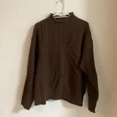 アズノゥアズセーター　ブラウン