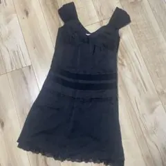 blondyブロンディー✴︎レースのワンピース黒ブラック✴︎未使用タグ付き重ね着にも