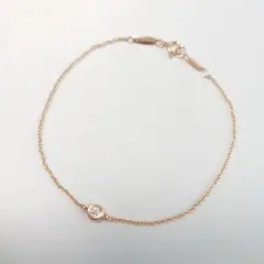 TIFFANY ティファニー K18 バイザヤード ダイヤブレスレット 7908 TIFFANY ティファニー K18 バイザヤード ダイヤブレスレット 7908