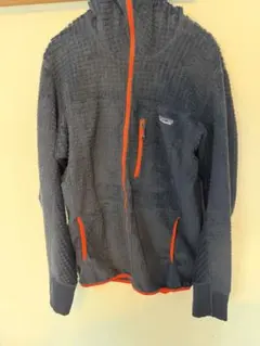 Patagonia R3フーデイ ネイビー オレンジ　Mサイズ