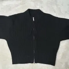 【SENSE OF PLACE】 ニットジャケット ミニ丈