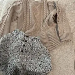 ニット ショートパンツセット / 110 / アプレレクール