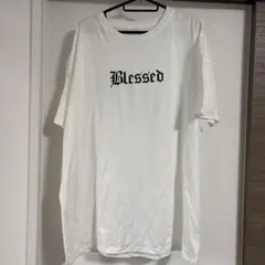 Blessed ロゴプリント Tシャツ ホワイト