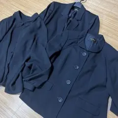 美品　フォーマル　ブラック　ジャケット　夏用　ブラウス　13号　15号