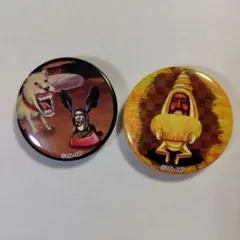 こびとづかん　アラシクロバネ　タカラコガネ缶バッチ　セット