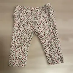 ミキハウス HOT BISCUITS花柄フリルレギンス 70cm