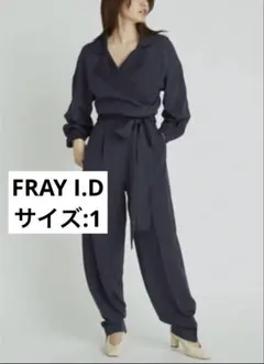 フレイアイディー　ダブルブレスト　コンビネゾン　紺色　オールインワン　2wayのサムネイル