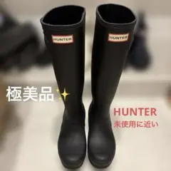 美品　HUNTER 長靴　レインブーツ　UK3 US5 EU36 ネイビー