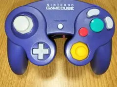 ゲームキューブ コントローラー　バイオレット 中期型　分解清掃済み　2701