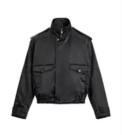 【ZARA】Technical Quilted Bomber Jacket S