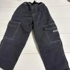 XLARGE KIDS ダークグレー カーゴパンツ