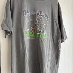 トムとジェリー グレー Tシャツ