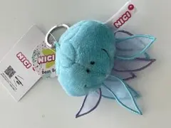 NICI Bean Bags 水色クラゲ型キーホルダー