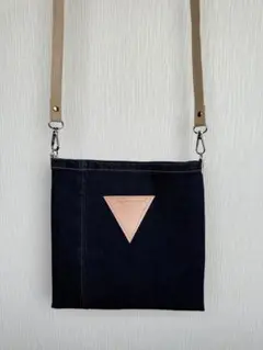 デニムリメイク　ショルダーバック