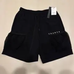 【稀少】CRONOS クロノス ライン切替 ロゴプリント ショートパンツ XL 稀少】CRONOS クロノス ライン切替 ロゴプリント ショートパンツ XL