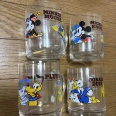 昭和レトロ　ディズニーキャラクター クールマグ　４個　新品　ミニジョッキ