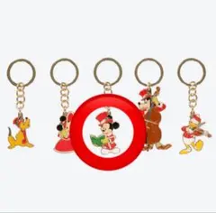 ディズニー 2023 クリスマス キーチェーン ミッキー ミニー