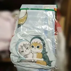 新品　しまむら　サメにゃん　モフサンド　ポーチ付き　冷感ケット　ハーフサイズのサムネイル