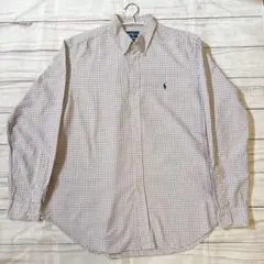 【人気】Ralph Lauren ラルフローレン 長袖シャツ チェック XL