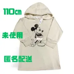 【新品】GapKids 110㎝ ディズニー　ミッキーマウス　パーカーワンピース